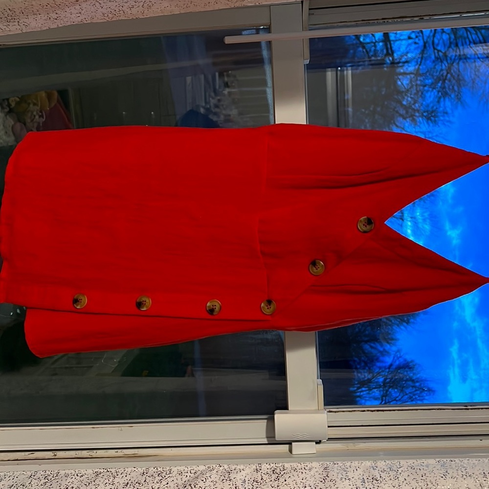 Mini jumpsuit red